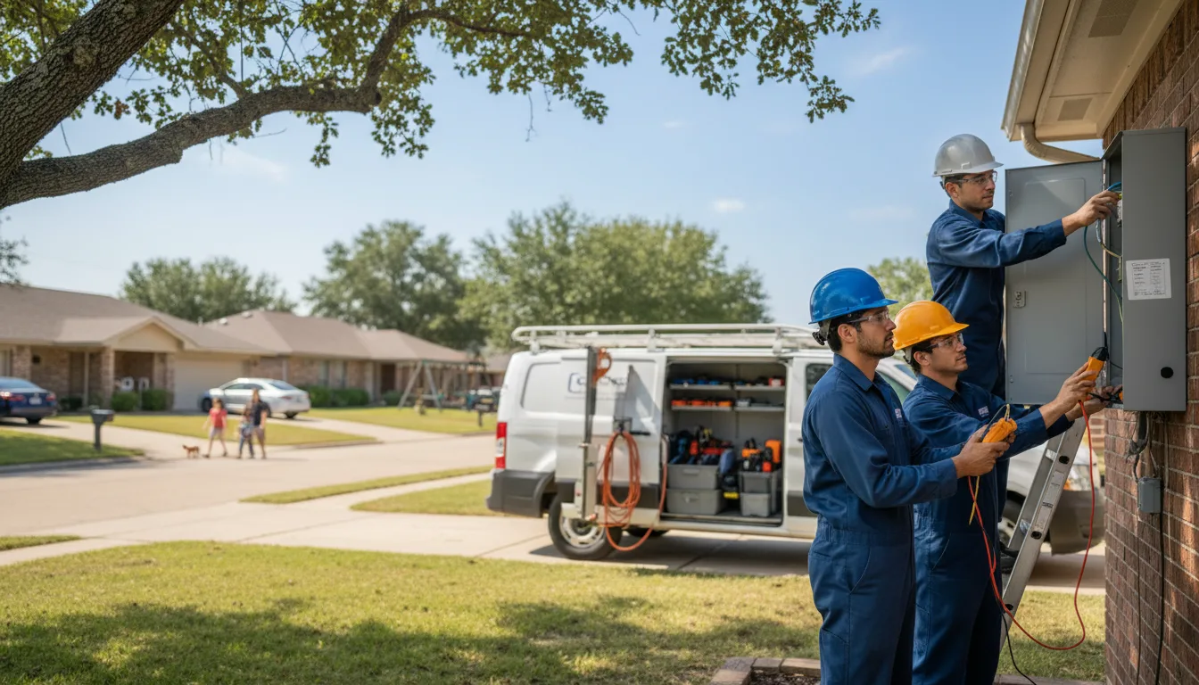 Certified electrician providing emergency electrical services in Magee, MS